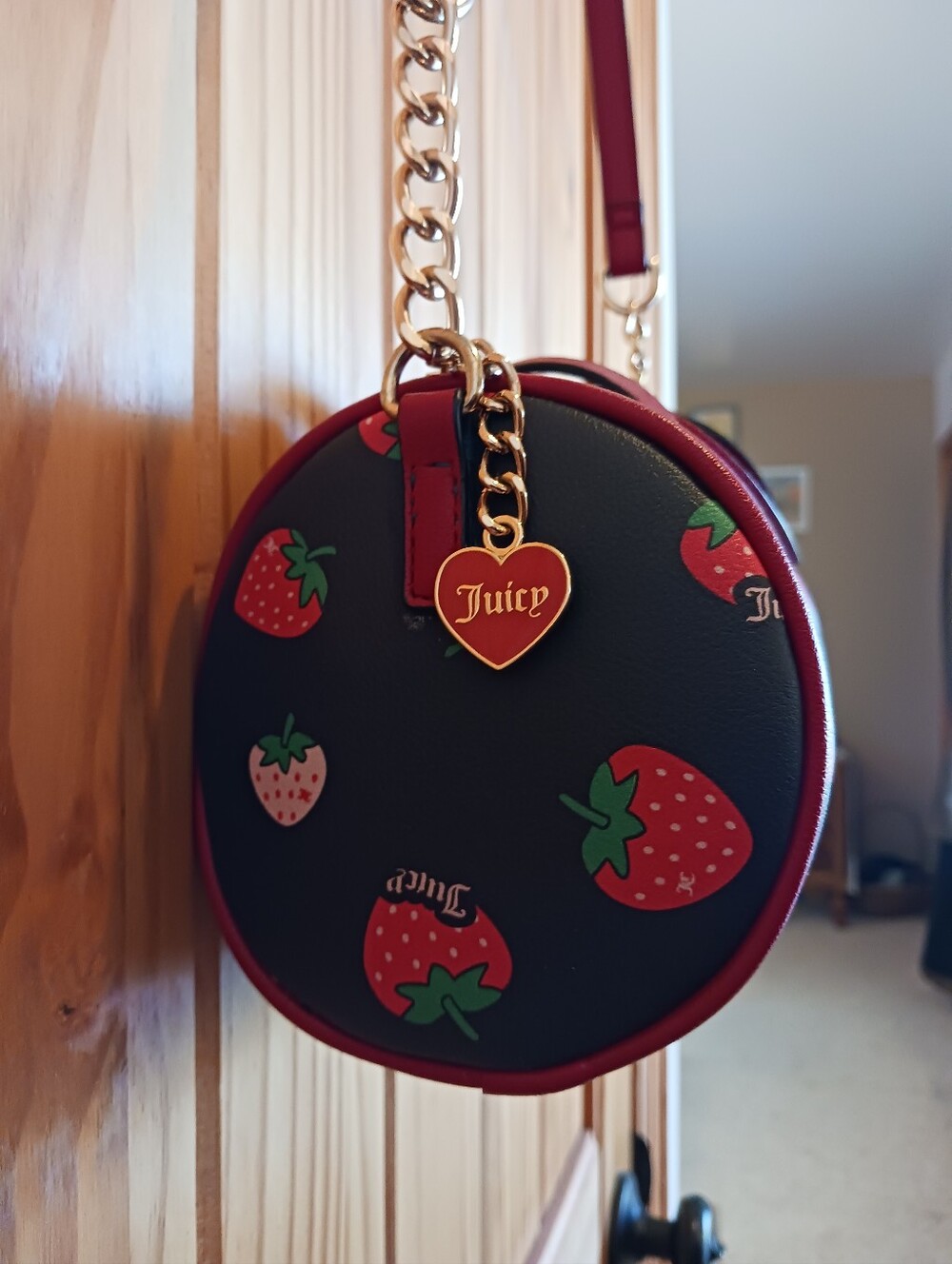 Juicy Couture - Strawberry Print Barrel Bag - Picture 5 of 10